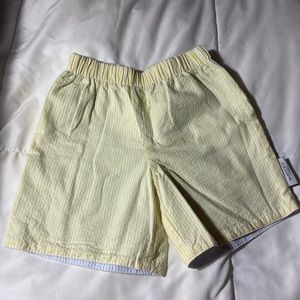 Nantucket kids reversible seersucker shorts
